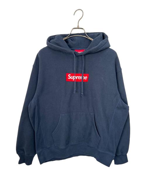 SUPREME（シュプリーム）SUPREME (シュプリーム) ボックス ロゴ フーデッド スウェット シャツ ネイビー サイズ:Mの古着・服飾アイテム