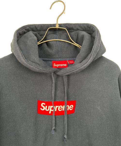 SUPREME（シュプリーム）SUPREME (シュプリーム) ボックス ロゴ フーデッド スウェット シャツ ネイビー サイズ:Mの古着・服飾アイテム