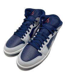 NIKE（ナイキ）の古着「AIR JODAN 1 MID BLUE VOID」｜グレー×ネイビー