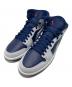 NIKE（ナイキ）の古着「AIR JODAN 1 MID BLUE VOID」｜グレー×ネイビー