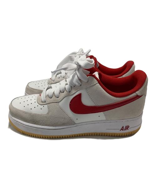 NIKE（ナイキ）NIKE (ナイキ) AIR FORCE 1 '07 LV8 グレー×レッド サイズ:26.5cmの古着・服飾アイテム