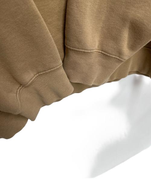 stussy（ステューシー）stussy (ステューシー) カレッジロゴ 裏起毛スウェット ブラウン サイズ:Mの古着・服飾アイテム