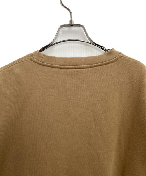 stussy（ステューシー）stussy (ステューシー) カレッジロゴ 裏起毛スウェット ブラウン サイズ:Mの古着・服飾アイテム