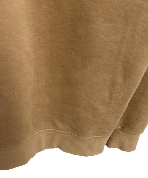 stussy（ステューシー）stussy (ステューシー) カレッジロゴ 裏起毛スウェット ブラウン サイズ:Mの古着・服飾アイテム
