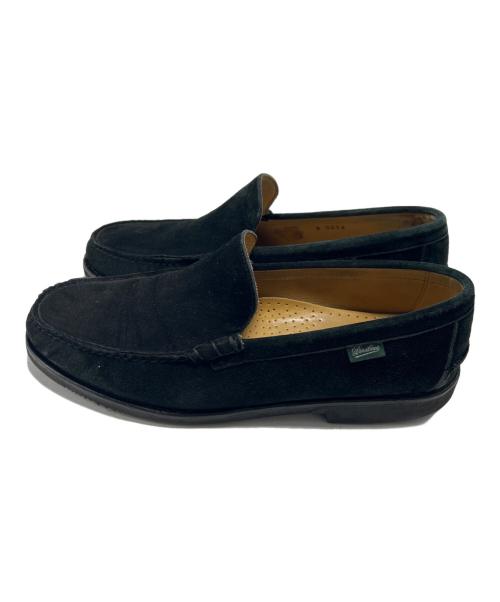 PARABOOT（パラブーツ）PARABOOT (パラブーツ) BEAMS (ビームス) スウェードローファー ブラック サイズ:8の古着・服飾アイテム