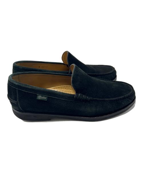 PARABOOT（パラブーツ）PARABOOT (パラブーツ) BEAMS (ビームス) スウェードローファー ブラック サイズ:8の古着・服飾アイテム