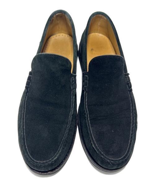PARABOOT（パラブーツ）PARABOOT (パラブーツ) BEAMS (ビームス) スウェードローファー ブラック サイズ:8の古着・服飾アイテム