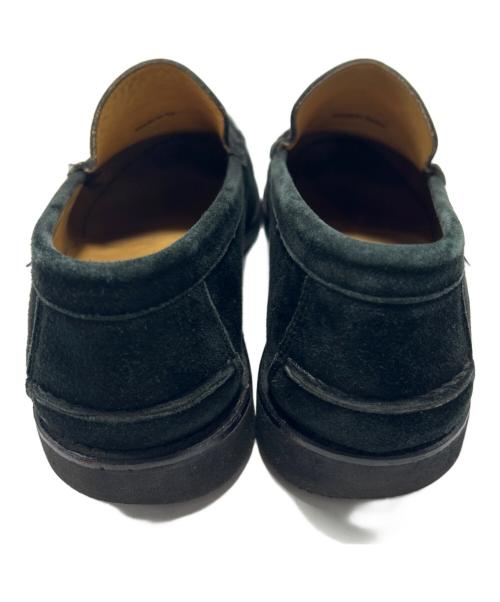 PARABOOT（パラブーツ）PARABOOT (パラブーツ) BEAMS (ビームス) スウェードローファー ブラック サイズ:8の古着・服飾アイテム