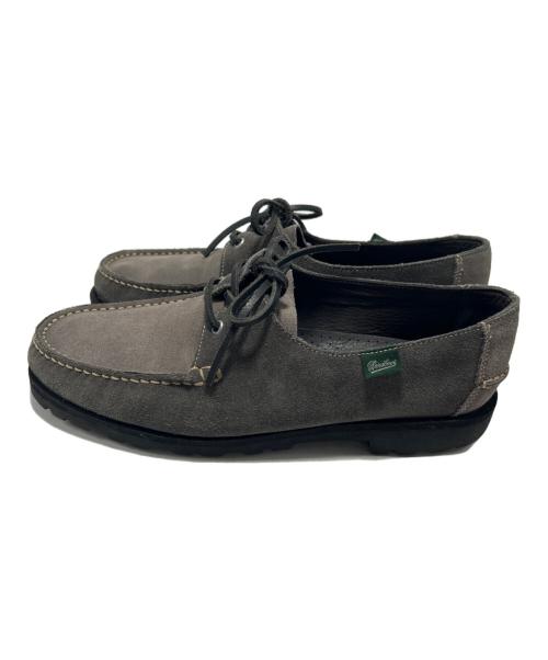 PARABOOT（パラブーツ）PARABOOT (パラブーツ) filmelange (フィルメランジェ) 別注DOMINGUEデッキシューズ グレー サイズ:8の古着・服飾アイテム