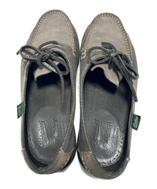 PARABOOT（パラブーツ）PARABOOT (パラブーツ) filmelange (フィルメランジェ) 別注DOMINGUEデッキシューズ グレー サイズ:8の古着・服飾アイテム