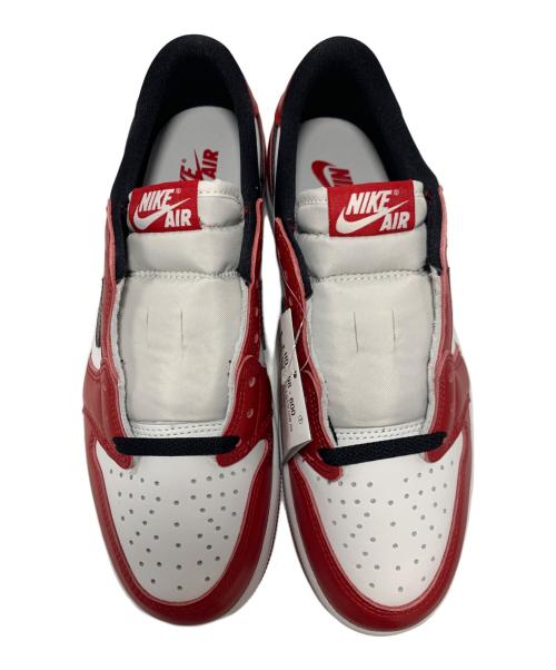 NIKE（ナイキ）NIKE (ナイキ) エアジョーダン1レトロLOW OG レッド×ホワイト サイズ:26cm 未使用品の古着・服飾アイテム