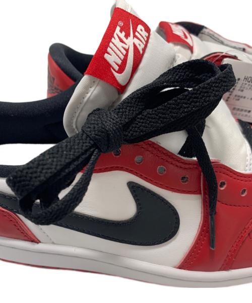 NIKE（ナイキ）NIKE (ナイキ) エアジョーダン1レトロLOW OG レッド×ホワイト サイズ:26cm 未使用品の古着・服飾アイテム