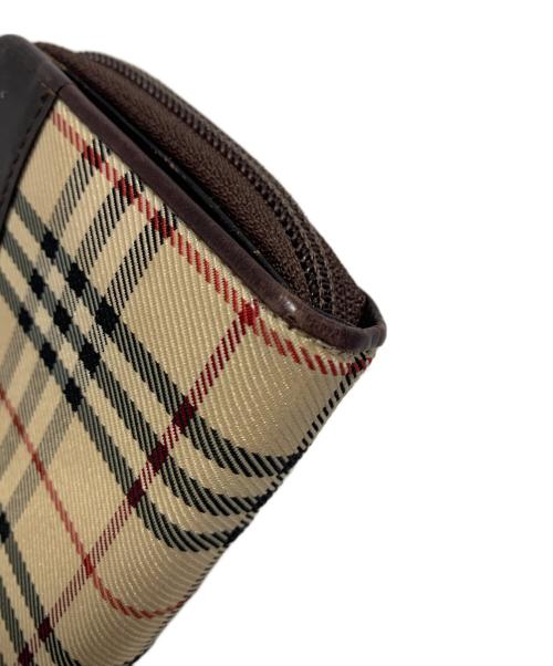 BURBERRY（バーバリー）BURBERRY (バーバリー) 2つ折り財布 ブラウン×アイボリーの古着・服飾アイテム