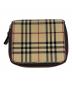 BURBERRY (バーバリー) 2つ折り財布 ブラウン×アイボリー：6000円