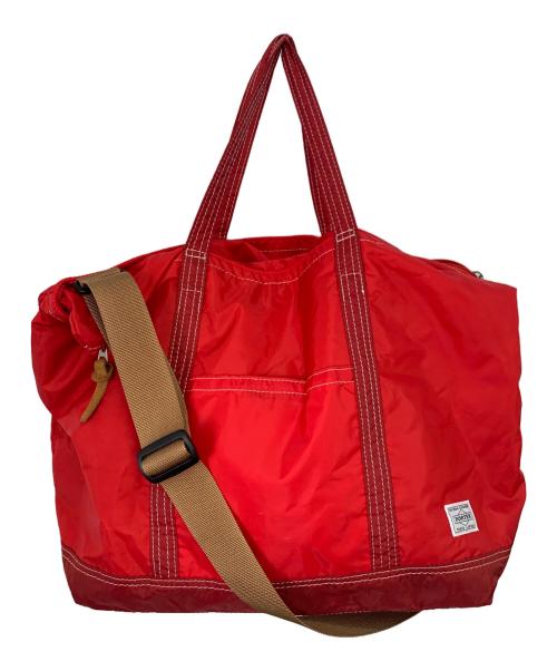 PORTER（ポーター）PORTER (ポーター) ナイロントートバッグ レッドの古着・服飾アイテム