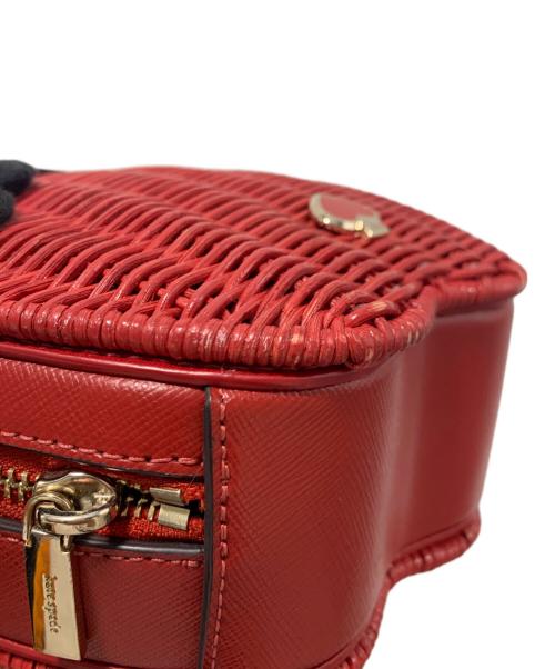 Kate Spade（ケイトスペード）Kate Spade (ケイトスペード) ショルダーバッグ レッドの古着・服飾アイテム