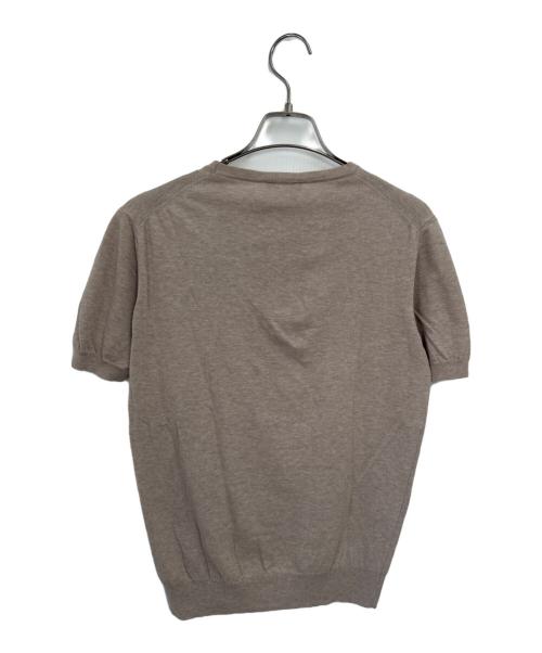 Alessandro Luppi（アレッサンドロ ルッピ）Alessandro Luppi (アレッサンドロ ルッピ) 薄手ニット ベージュ サイズ:46の古着・服飾アイテム
