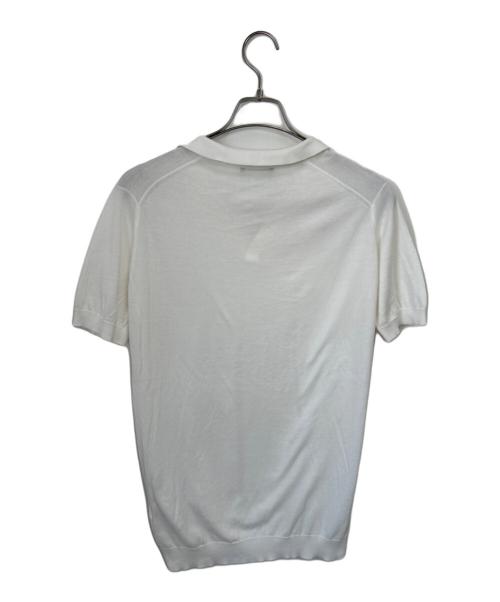 JOHN SMEDLEY（ジョンスメドレー）JOHN SMEDLEY (ジョンスメドレー) ポロシャツ ホワイト サイズ:Sの古着・服飾アイテム