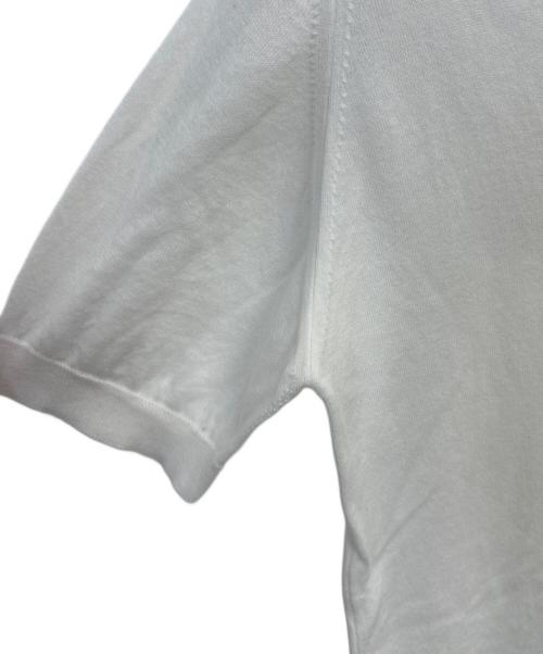 JOHN SMEDLEY（ジョンスメドレー）JOHN SMEDLEY (ジョンスメドレー) ポロシャツ ホワイト サイズ:Sの古着・服飾アイテム