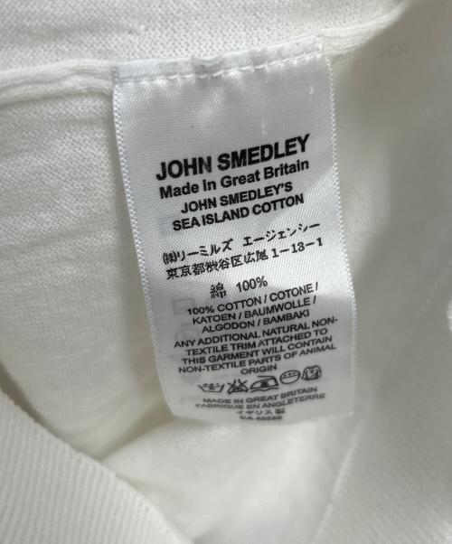 JOHN SMEDLEY（ジョンスメドレー）JOHN SMEDLEY (ジョンスメドレー) ポロシャツ ホワイト サイズ:Sの古着・服飾アイテム