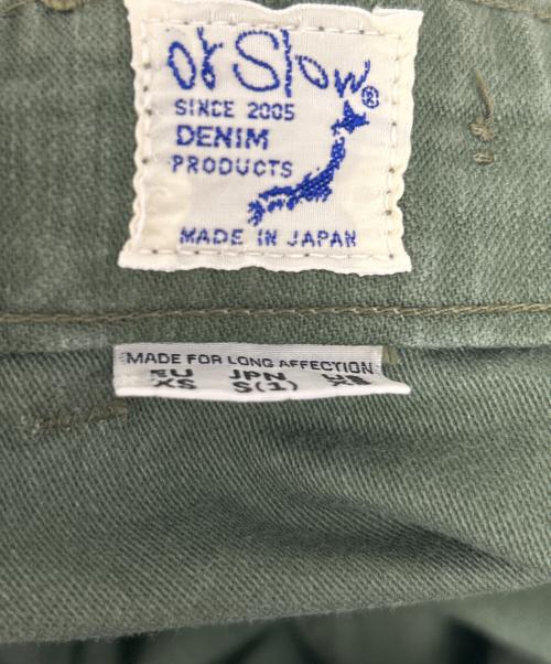 orSlow（オアスロウ）orSlow (オアスロウ) ベイカーパンツ オリーブ サイズ:XSの古着・服飾アイテム