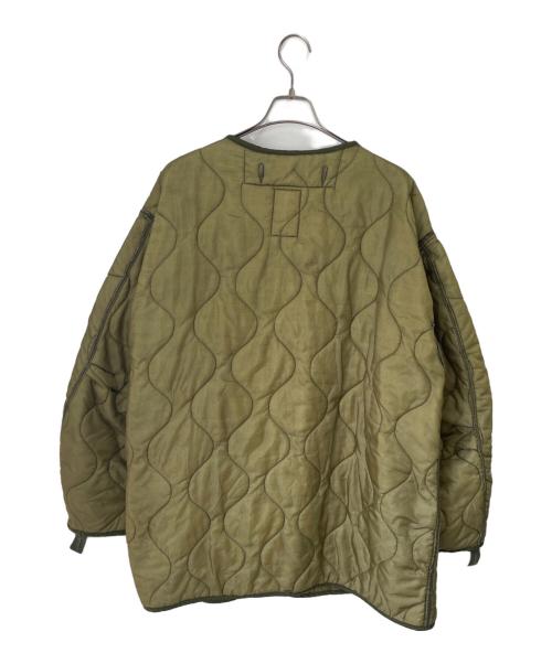 -（-）- (-) 中綿ジャケット オリーブ サイズ:Mの古着・服飾アイテム