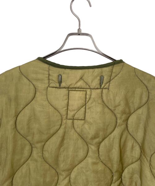 -（-）- (-) 中綿ジャケット オリーブ サイズ:Mの古着・服飾アイテム