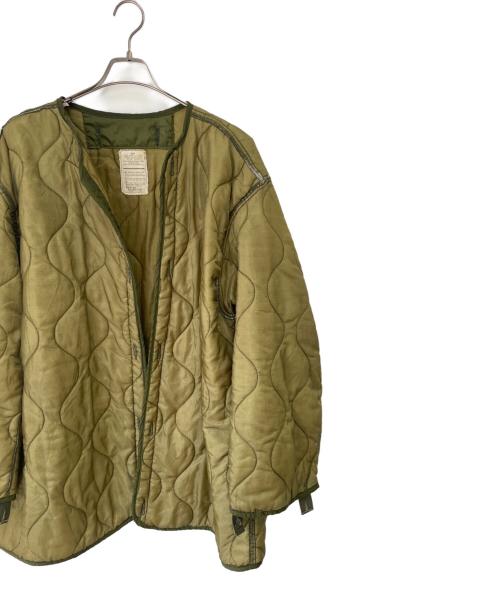 -（-）- (-) 中綿ジャケット オリーブ サイズ:Mの古着・服飾アイテム