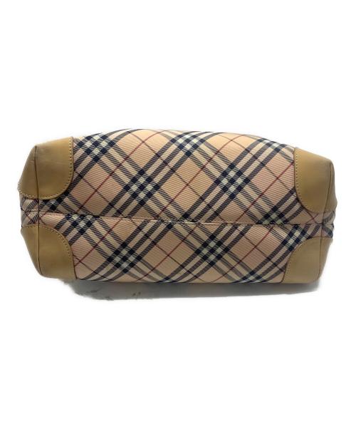 BURBERRY BLUE LABEL（バーバリー ブルー レーベル）BURBERRY BLUE LABEL (バーバリー ブルー レーベル) トートバッグ ベージュ×ピンクの古着・服飾アイテム