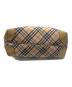 中古・古着 BURBERRY BLUE LABEL (バーバリー ブルー レーベル) トートバッグ ベージュ×ピンク：9000円