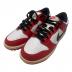 NIKE（ナイキ）の古着「DUNK LOW CHICAGO GOLF 488345-106 メンズ SIZE 25.5cm レッド×ホワイト」｜レッド×ホワイト