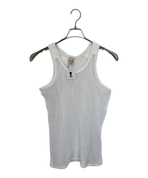 SPECIAL ONE CLOTHING（スペシャルワン クロージング）SPECIAL ONE CLOTHING (スペシャルワン クロージング) メッシュタンクトップ ホワイト サイズ:M 未使用品の古着・服飾アイテム