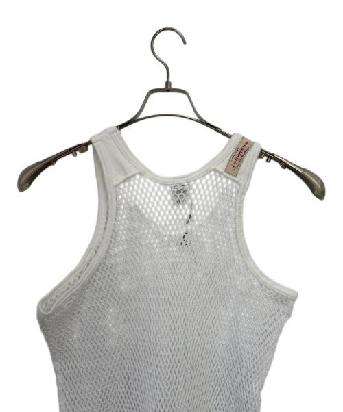 SPECIAL ONE CLOTHING（スペシャルワン クロージング）SPECIAL ONE CLOTHING (スペシャルワン クロージング) メッシュタンクトップ ホワイト サイズ:M 未使用品の古着・服飾アイテム