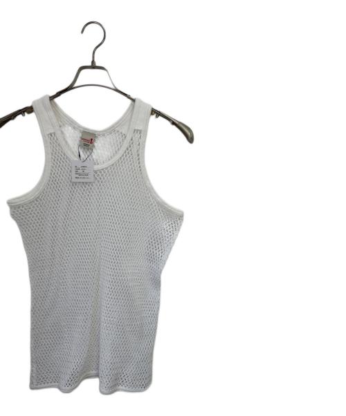 SPECIAL ONE CLOTHING（スペシャルワン クロージング）SPECIAL ONE CLOTHING (スペシャルワン クロージング) メッシュタンクトップ ホワイト サイズ:M 未使用品の古着・服飾アイテム