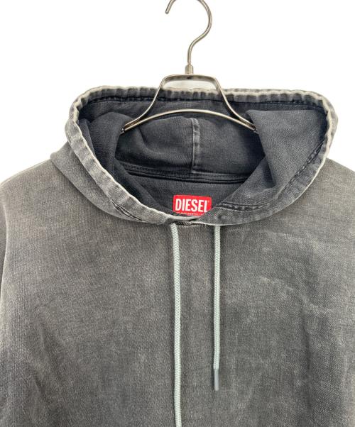 DIESEL（ディーゼル）DIESEL (ディーゼル) パーカー ブラック サイズ:Lの古着・服飾アイテム