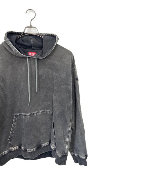 DIESEL（ディーゼル）DIESEL (ディーゼル) パーカー ブラック サイズ:Lの古着・服飾アイテム