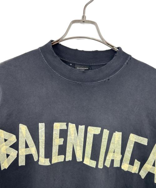 BALENCIAGA（バレンシアガ）BALENCIAGA (バレンシアガ) 半袖カットソー ブラック サイズ:XSの古着・服飾アイテム