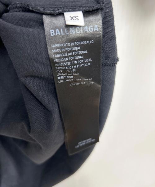 BALENCIAGA（バレンシアガ）BALENCIAGA (バレンシアガ) 半袖カットソー ブラック サイズ:XSの古着・服飾アイテム