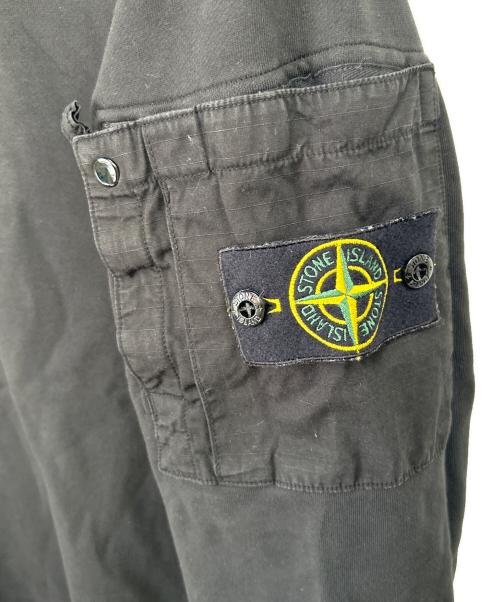 STONE ISLAND（ストーンアイランド）STONE ISLAND (ストーンアイランド) クルーネックスウェット ブラック サイズ:Lの古着・服飾アイテム