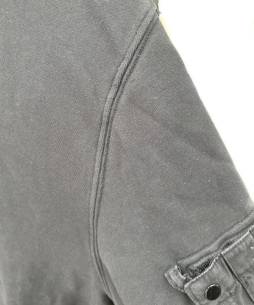 STONE ISLAND（ストーンアイランド）STONE ISLAND (ストーンアイランド) クルーネックスウェット ブラック サイズ:Lの古着・服飾アイテム