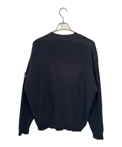 STONE ISLAND（ストーンアイランド）STONE ISLAND (ストーンアイランド) 厚手カーディガン ブラック サイズ:Lの古着・服飾アイテム
