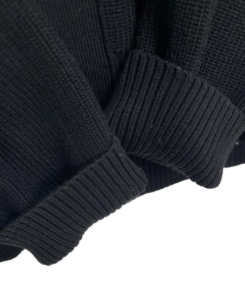 STONE ISLAND（ストーンアイランド）STONE ISLAND (ストーンアイランド) 厚手カーディガン ブラック サイズ:Lの古着・服飾アイテム