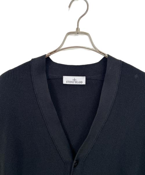 STONE ISLAND（ストーンアイランド）STONE ISLAND (ストーンアイランド) 厚手カーディガン ブラック サイズ:Lの古着・服飾アイテム