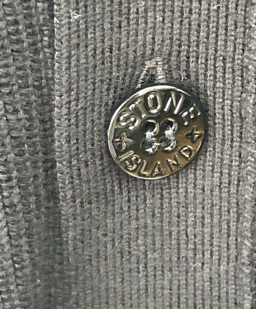 STONE ISLAND（ストーンアイランド）STONE ISLAND (ストーンアイランド) 厚手カーディガン ブラック サイズ:Lの古着・服飾アイテム