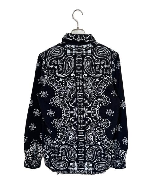 JUN/NAKAYAMA（ジュン ナカヤマ）JUN/NAKAYAMA (ジュン ナカヤマ) 長袖シャツ ブラック×ホワイト サイズ:46の古着・服飾アイテム