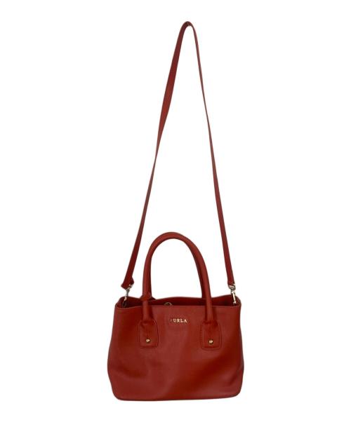 FURLA（フルラ）FURLA (フルラ) 2WAYバッグ オレンジの古着・服飾アイテム