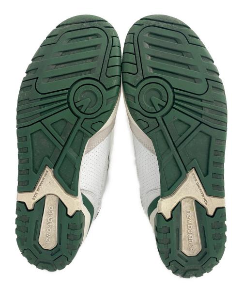 NEW BALANCE（ニューバランス）NEW BALANCE (ニューバランス) スニーカー ホワイト×グリーン サイズ:28.5の古着・服飾アイテム