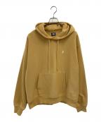 stussyステューシー）の古着「プルオーバーパーカー」｜イエロー系