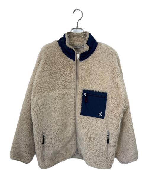 GRAMICCI（グラミチ）GRAMICCI (グラミチ) ボアフリースジャケット ベージュ サイズ:Lの古着・服飾アイテム