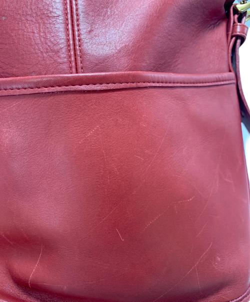 COACH（コーチ）COACH (コーチ) ショルダーバッグ レッドの古着・服飾アイテム